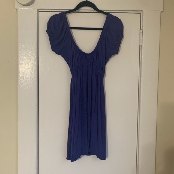 Forever 21 Blue Mini Dress Size Small - Picture 8 of 9